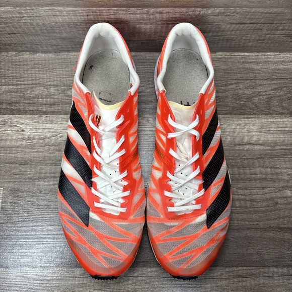 Adidas Takumi Sen 7 Orange Black Mens US Size 12 EUR 46.67 FZ2499 Running Shoes - Picture 8 of 10